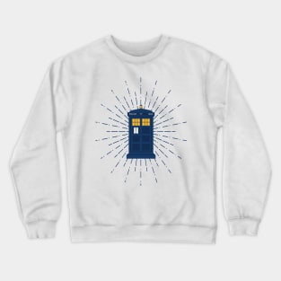 The Tardis of Who ? Crewneck Sweatshirt